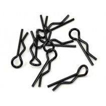 Fastrax FAST212BK Small Black Clips (8)